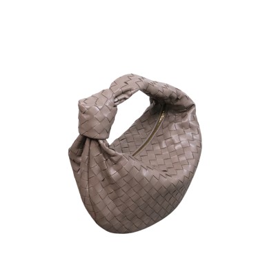 Small (Teen) Jodie Intrecciato Leather in Limestone