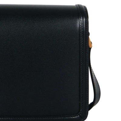 Solferino Medium Satchel Bag Black GHW