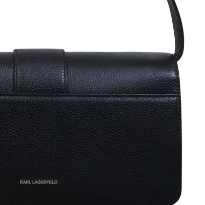 K/Ikonik 2.0 Lea Flap Small Grainy Black