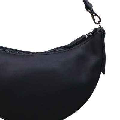 3D Small Crossbody Bag Black