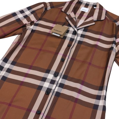 Jackie Check Shirt Dark BirchBrown