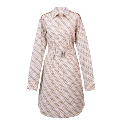 Dress Floss IP Check Cotton Shirt Pink