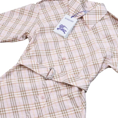 Dress Floss IP Check Cotton Shirt Pink
